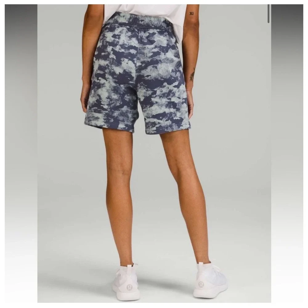 Lululemon Fleece‎ Heritage Camo Wash WP Blue Multi Loungeful High-Rise 7
